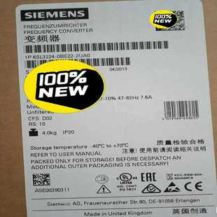 變頻器 6SL3244 0BE22 2UA0 詢價