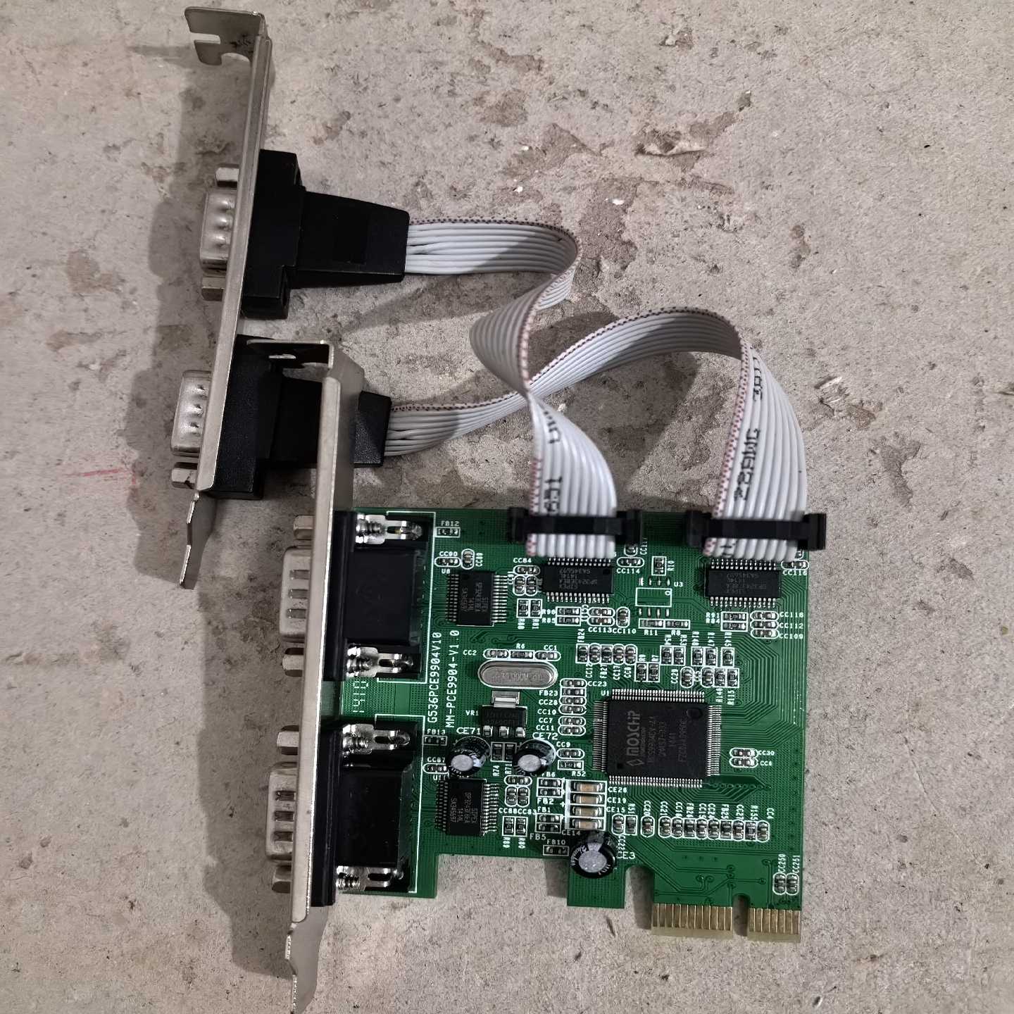 PCI-E串口卡SY-PEX-4S，成色如图，功能正常。询价