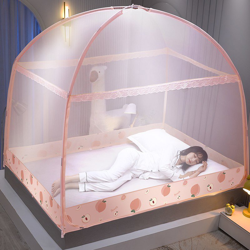 蒙古包蚊帐防摔儿童家用卧室婴儿 折叠加厚加密2024新款2023高级