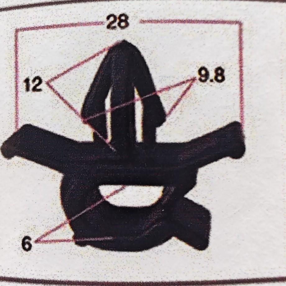 通用油管线束线路排线固定塑料夹子胶扣卡子汽车管束固定卡扣