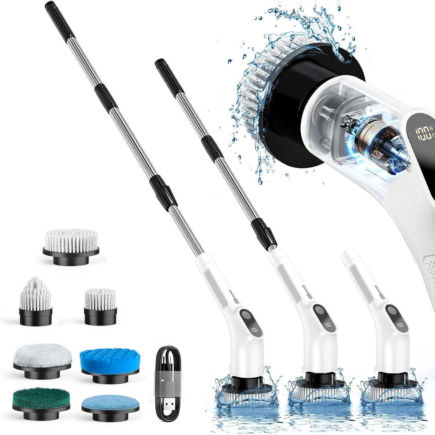 多功能家用无线电动清洁刷厕所厨房可伸缩七合一便携清洁刷,家装灯饰光源,其它灯具灯饰,淘宝优惠券,粉丝福利购,淘宝优惠卷