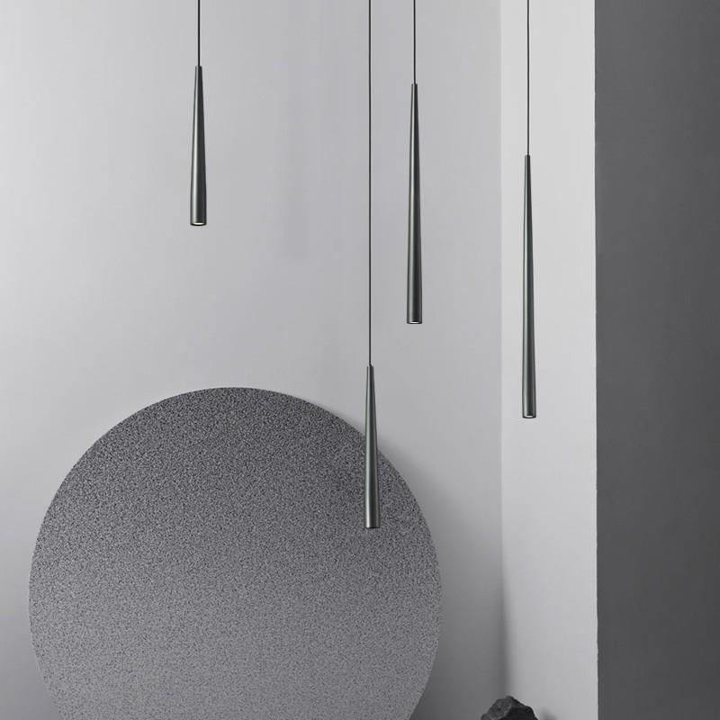 全铜意式新款极简卧室床头简约书房餐厅设计师创意吧台北欧小吊灯