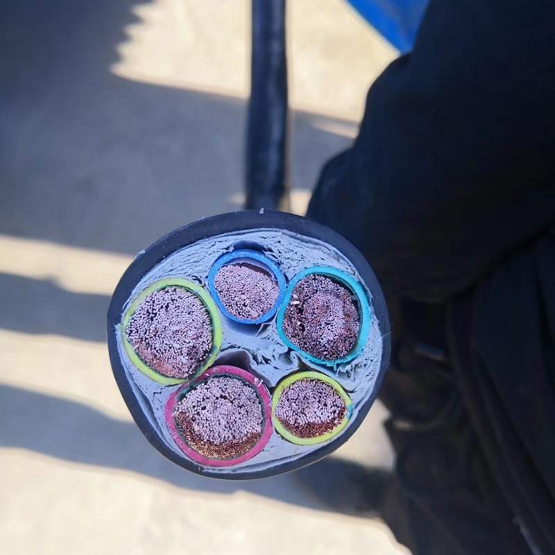 ZR RVV电源线RVVZ VVR软芯铜芯电缆3*50+2*25软线5芯50平方电缆线