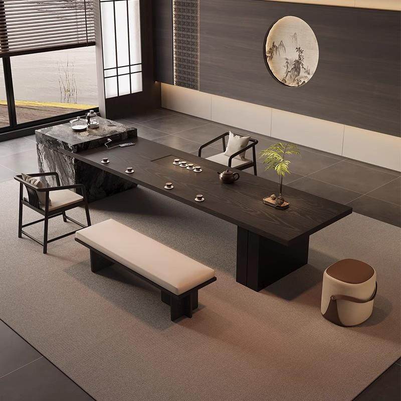 岛台实木一体办公室接待茶桌大板茶台2025新款高端轻奢现代,婴童用品,其它婴童用品,淘宝优惠券,粉丝福利购,淘宝优惠卷