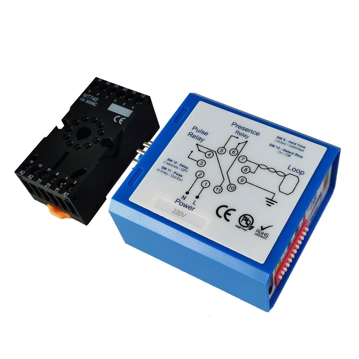 至上飞PD182车辆回路检测器防砸车辆感应停车场地感检测车检器