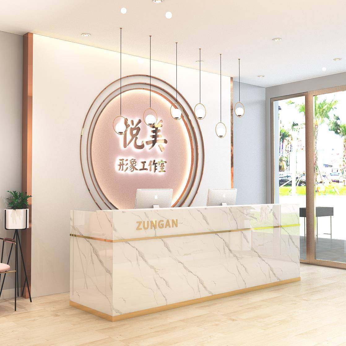 吧台收银台简约现代烤漆柜台公司前台接待台服装店小型店铺前台桌,家装灯饰光源,其它灯具灯饰,淘宝优惠券,粉丝福利购,淘宝优惠卷