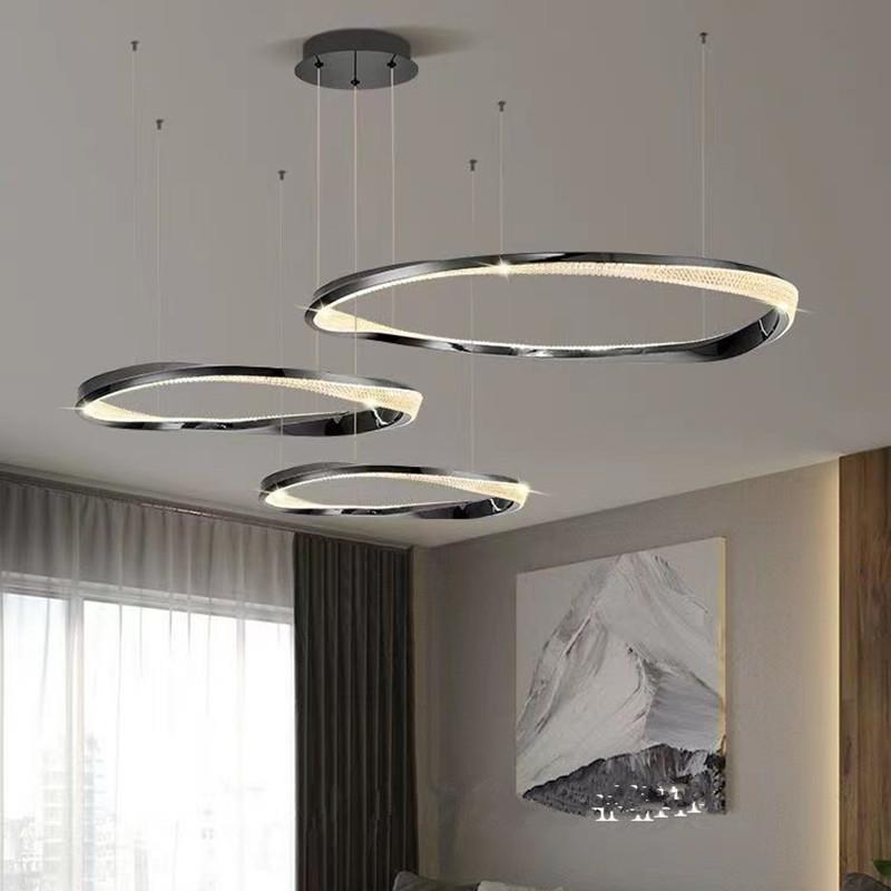 客厅吊灯设计师个性创意异形灯智能调光led餐厅卧室大厅主灯护眼