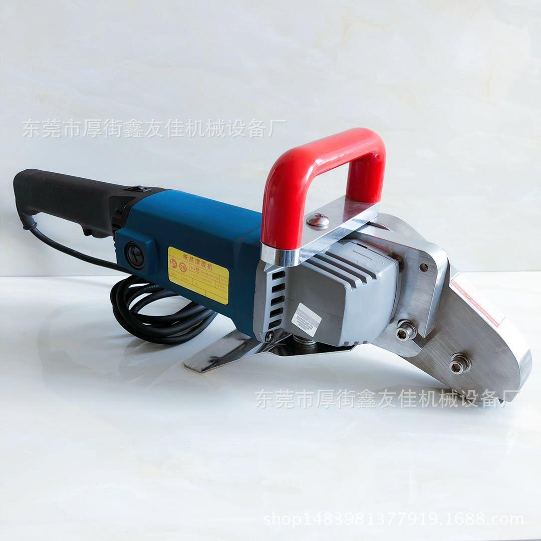 厚街镇清废机可变速电动清废机电动扒废纸边机打边机打废边机