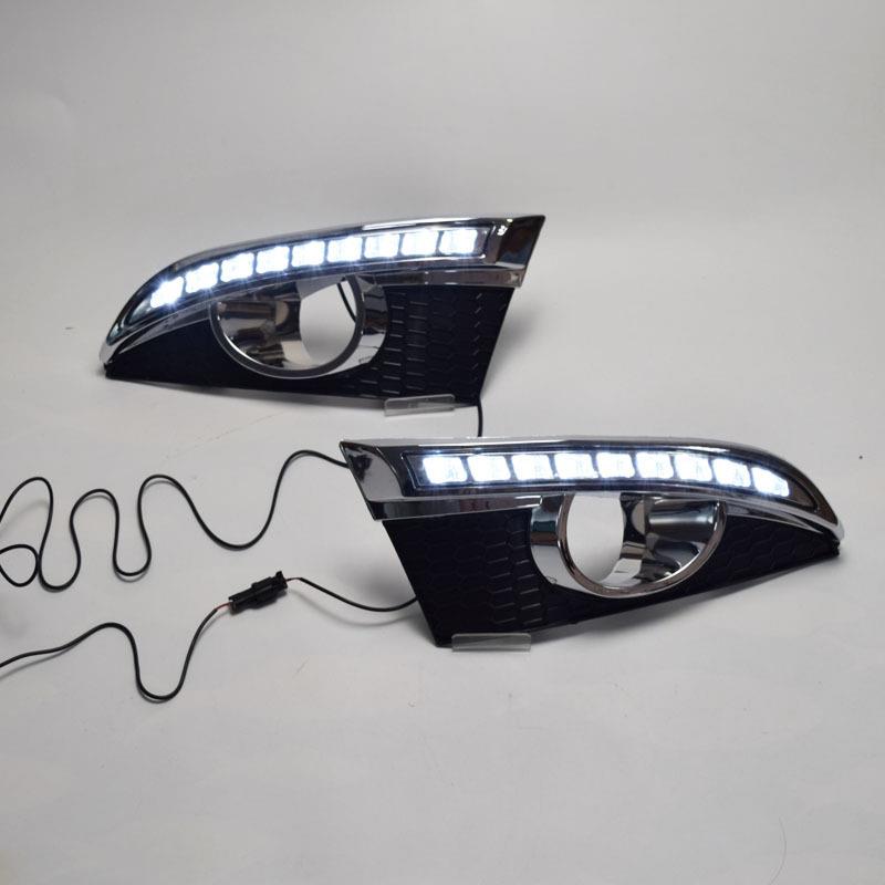 适用于12-14雪佛兰科帕奇专用日行灯日间行车灯带转向2015款改装