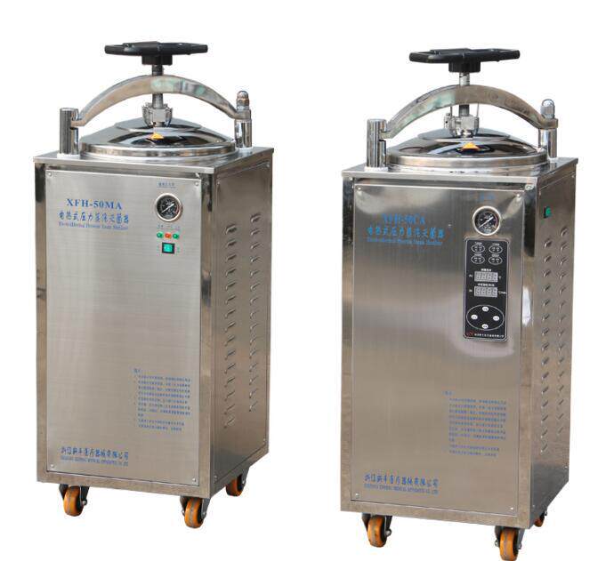 浙江新丰XHF-4050CA全自动立式蒸汽压力灭菌器消毒锅50L图片