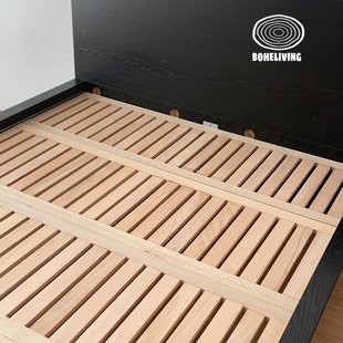 榉木床板排骨架可定制实木榻榻米硬床板防潮透气铺板铁艺实木软包