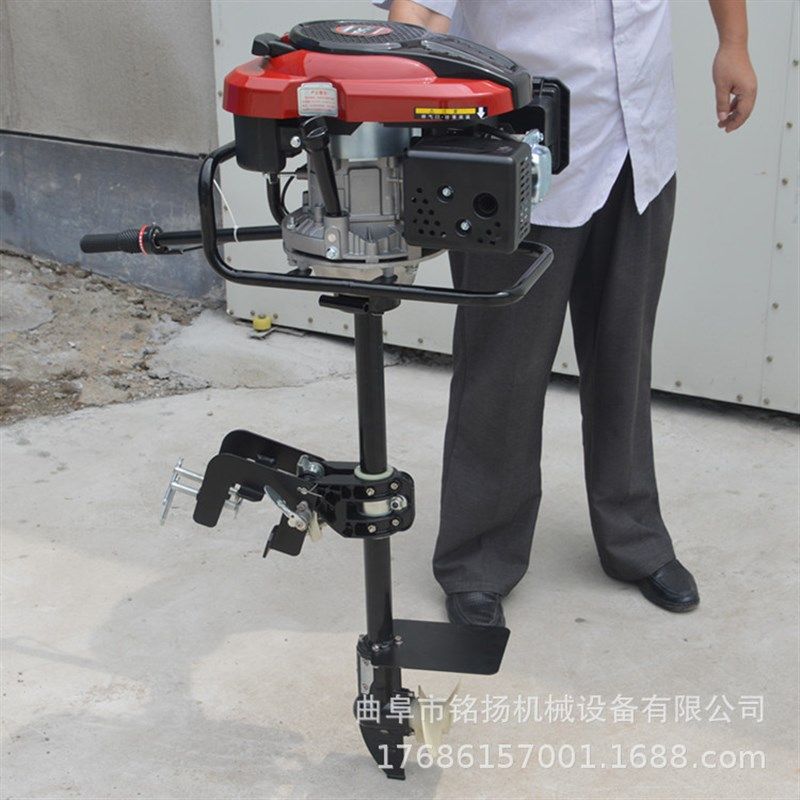 经济实用大马力螺旋桨 小u型渔船汽油发动机 海产品养殖船用舷外