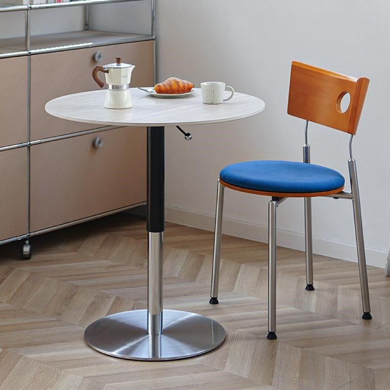 轻奢岩板升降圆桌家用小户型可移动圆形餐桌客厅阳台沙发边几茶几,住宅家具,岩板餐桌,淘宝优惠券,粉丝福利购,淘宝优惠卷