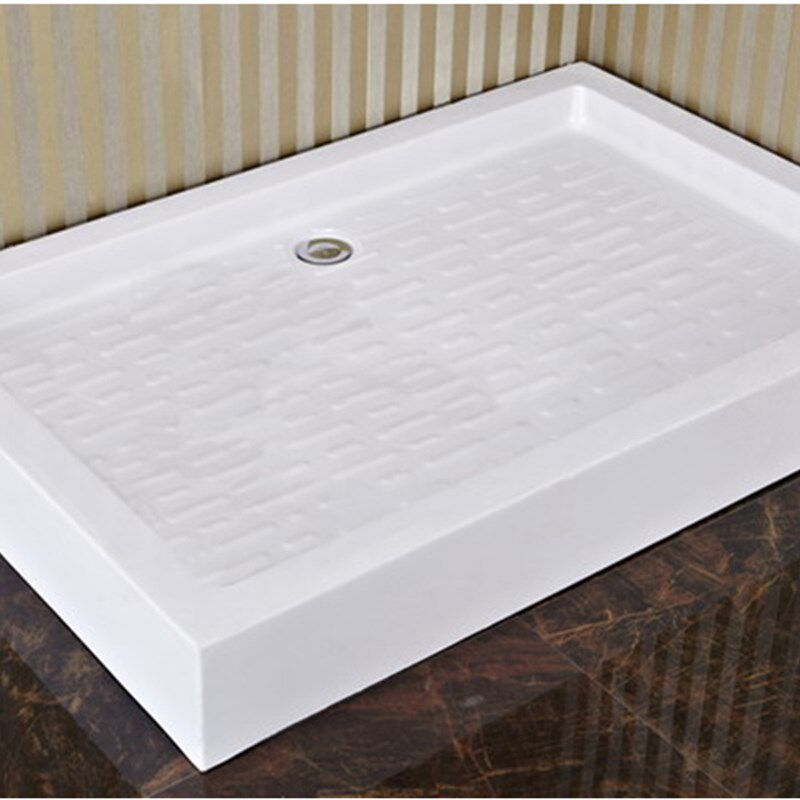 长方形浴室底盆扇形淋浴x房光盆砖石底盆防水底座可装马桶