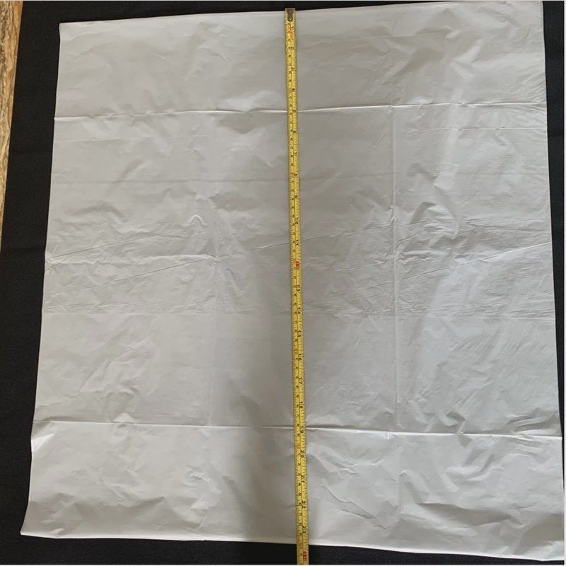 1丝乳白色不透明马蜂标塑料袋超薄超轻纯白奶P白薄膜袋材料专用纸