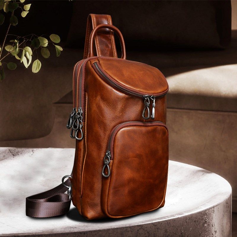 大容量胸包男真皮头层牛皮单肩斜挎包大号斜跨男包斜肩包宽肩带皮,箱包皮具/热销女包/男包,胸包,淘宝优惠券,粉丝福利购,淘宝优惠卷