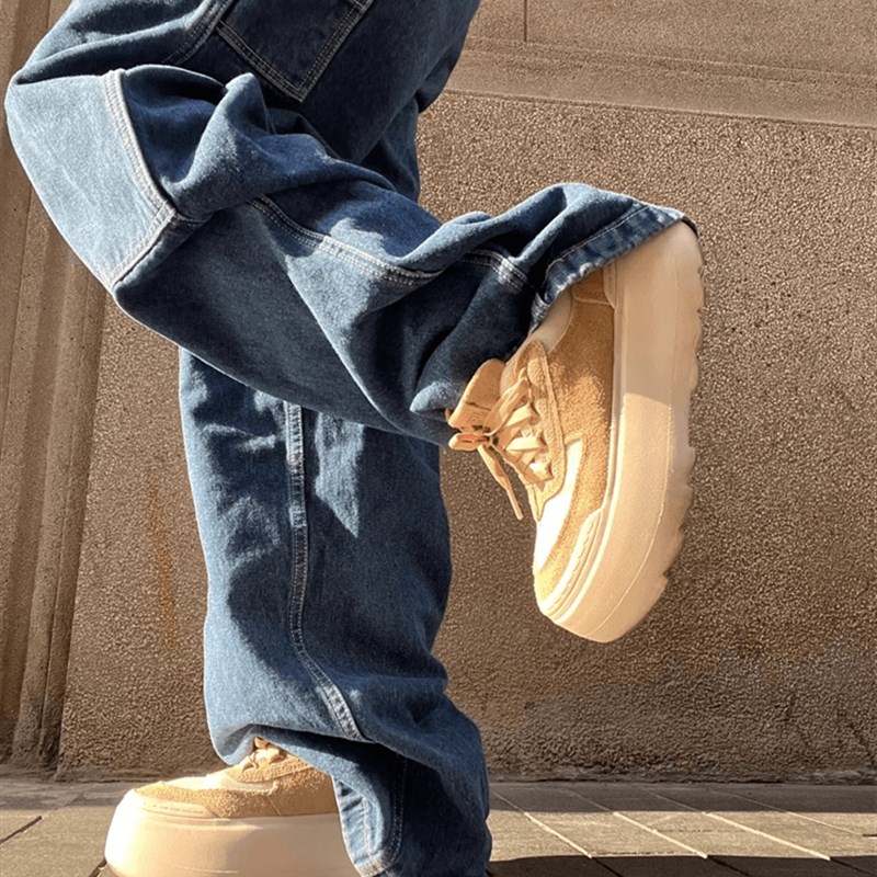 2025春夏新款松糕厚底增高运动老爹鞋软底板鞋系带休闲鞋小白鞋女