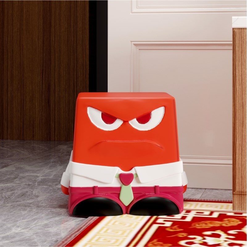 怒怒换鞋凳卡通门口家用小凳子矮凳可爱创意客厅儿童入户玄关网红