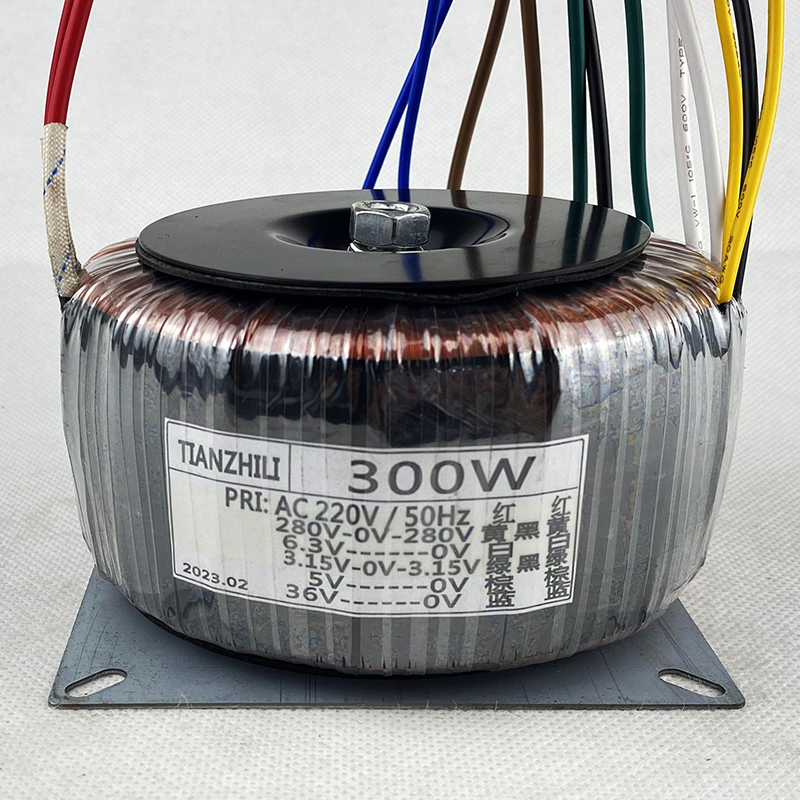 300W环形变压器/220V/双280V/6.3V/双3.15V/5V/36V 胆机功放 纯铜