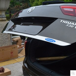 饰亮条外饰改装 大众新途观L尾门饰条后备箱尾箱装 专用 22款 适用17