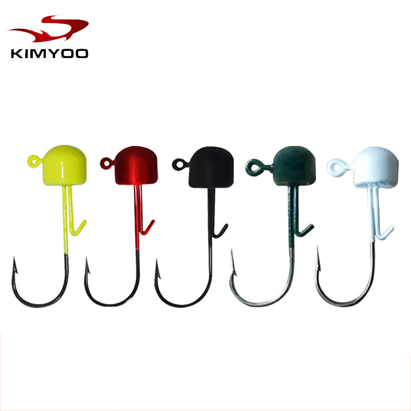 黑坑内德铅头钩路亚软虫钩JIG加强NED不倒翁防挂底浮水软饵专用钩