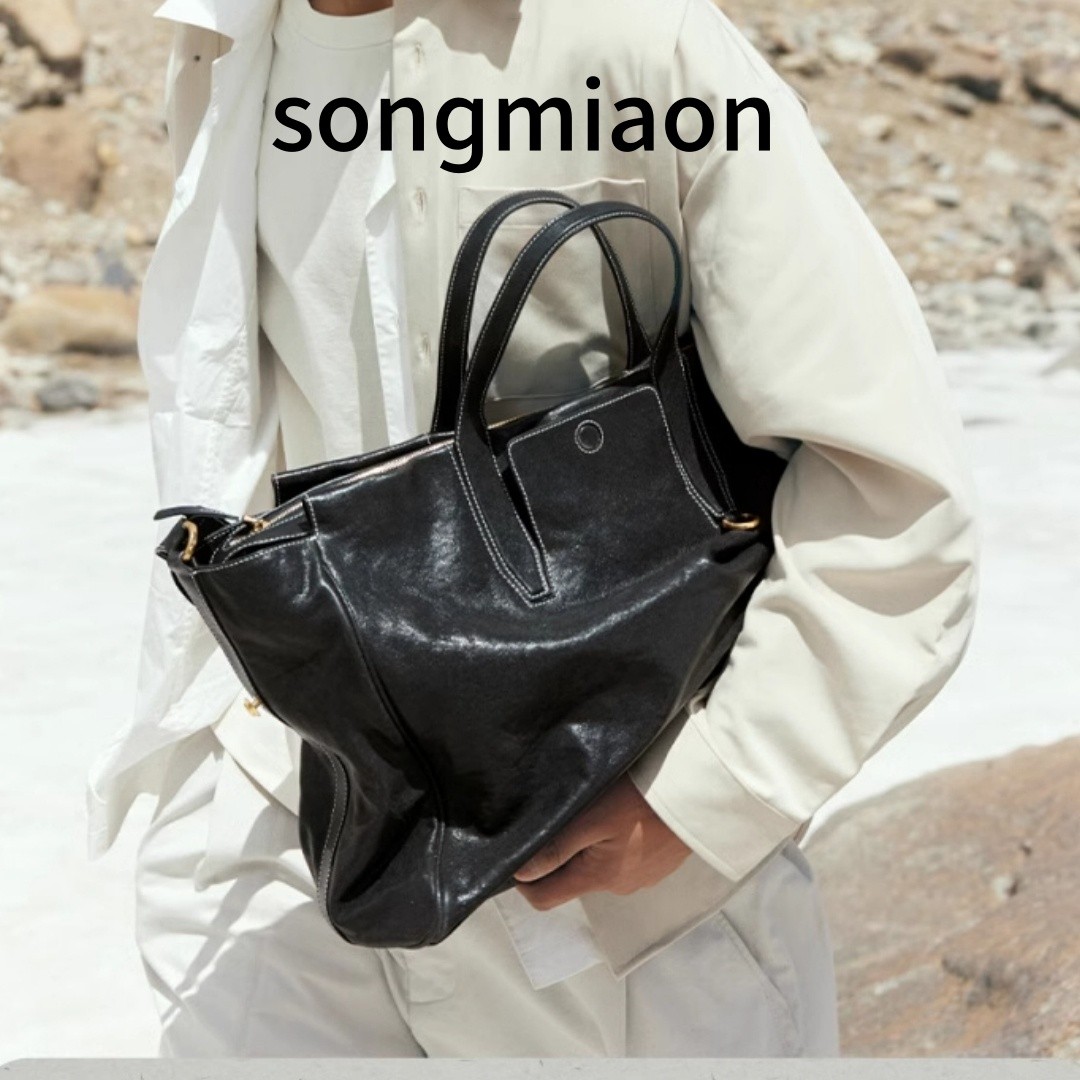 songmaion大号见物旅行包循迹系列手提斜挎大容量通勤电脑公文包