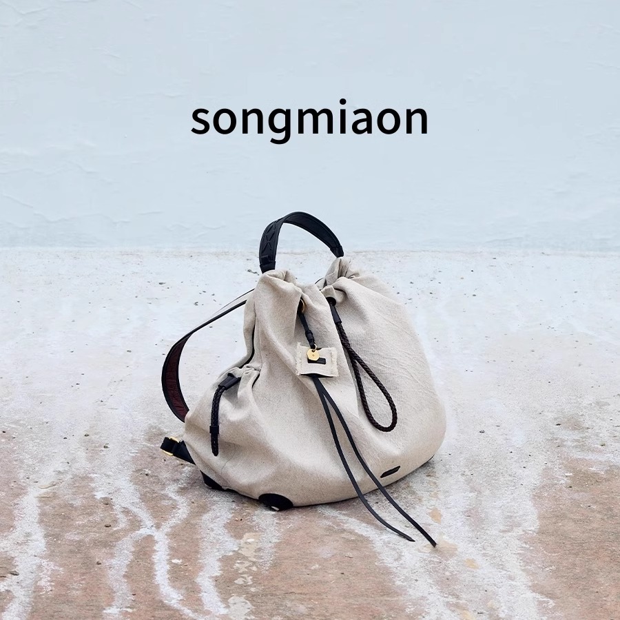 【文淇同款】Songmiaon百纳系列双肩包女大容量单肩通勤电脑背包