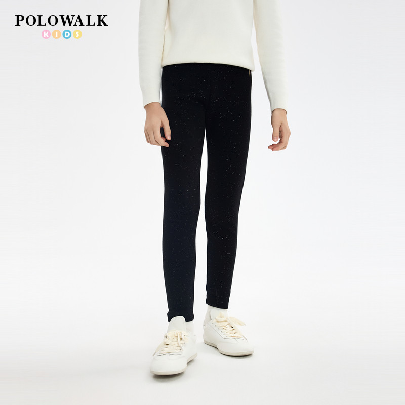 POLOWALK童装女童打底裤2025秋冬新品舒适亲肤百搭加绒休闲长裤,童装/婴儿装/亲子装,裤子,淘宝优惠券,粉丝福利购,淘宝优惠卷