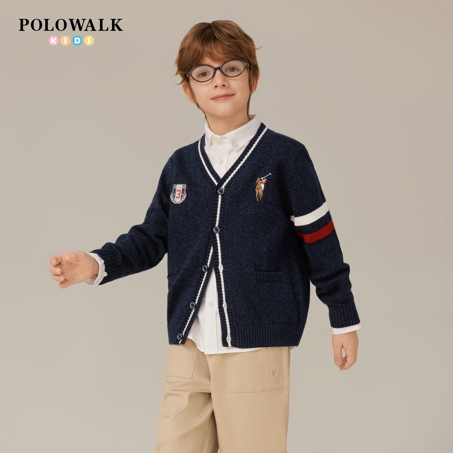 POLOWALK童装中大童针织衫