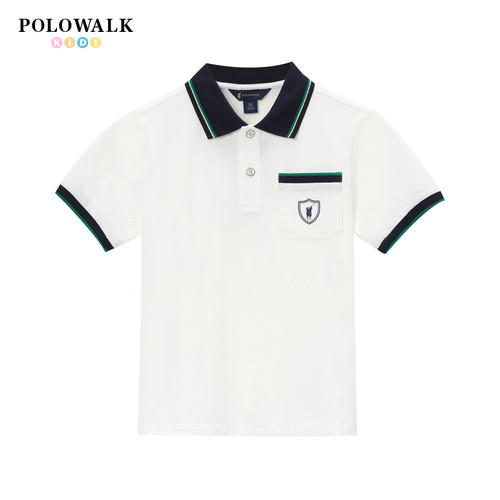 POLOWALK童装男童短袖POLO衫