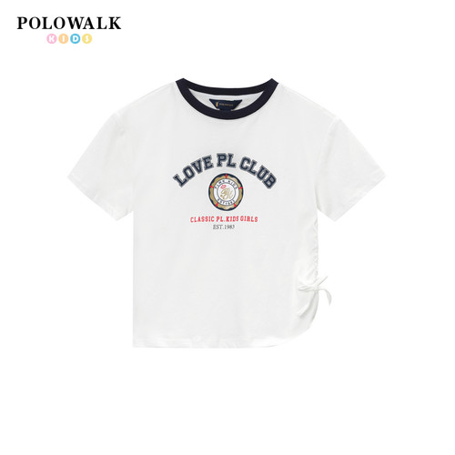POLOWALK童装女童纯棉T恤