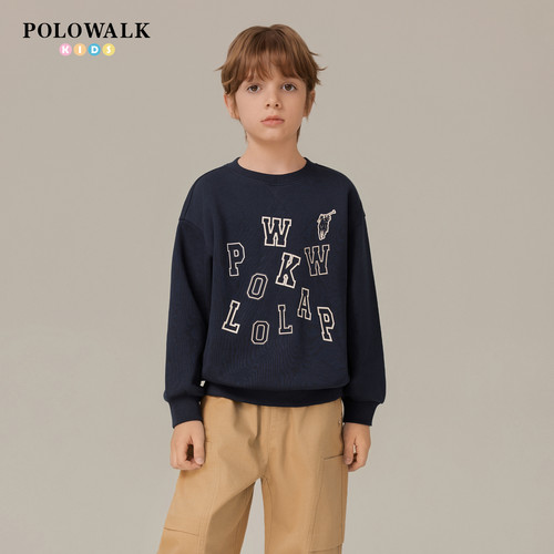 POLOWALK童装中大童卫衣