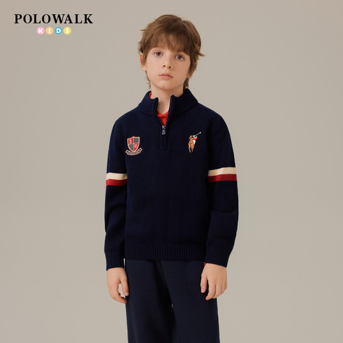 POLOWALK童装男童针织衫