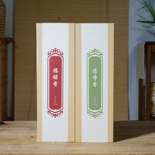 线香 21cm 清净香福禄香100g 盒