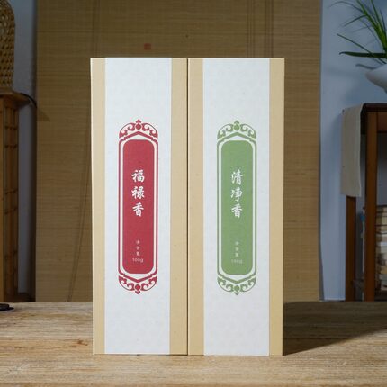 清净香福禄香100g/盒 21cm 线香