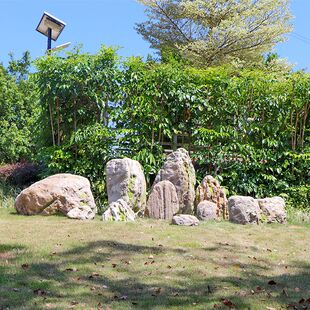 户外仿真石头造景庭院假山石园林景观装饰室内博物馆会展场景道具