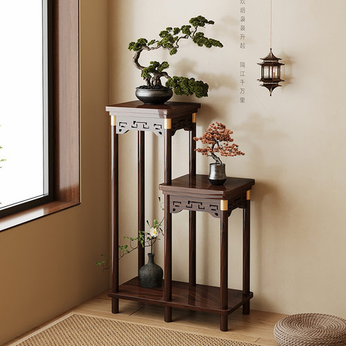 客厅网红花架新款承重电视柜旁边花架盆景架子现代户外花绿萝一体