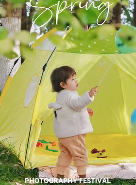 asweets爱升一键速开儿童帐篷便携可折叠户外亲子露营春游室内外