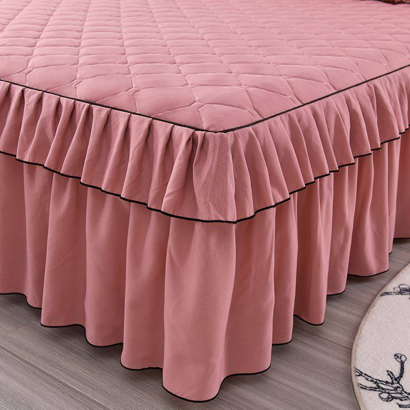 床罩高端大气上档次夹棉床裙三件套床罩防滑席梦思保护套四季通用,床上用品,床裙,淘宝优惠券,粉丝福利购,淘宝优惠卷