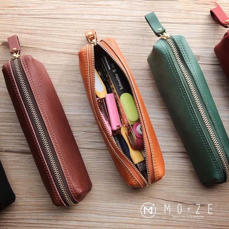 【20*6*5】巨能装笔包笔袋收纳袋 头层牛皮笔套钢笔收纳化妆品包,玩具/童车/益智/积木/模型,笔袋,淘宝优惠券,粉丝福利购,淘宝优惠卷