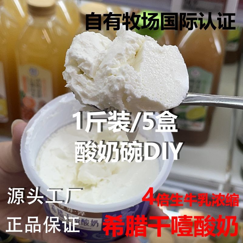 干噎酸奶工厂价1斤2斤4斤装现货直发商用酸奶