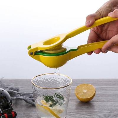 Metal Lemon Squeezer Hend Held Juicer Double Bowl Lemon Lime