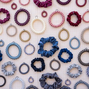 TELETIES电话线发圈新款头绳发饰美国进口高马尾高级时尚发绳