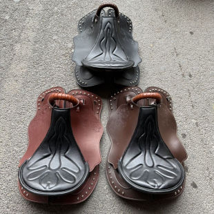 大马游客鞍特价马鞍子全套马具新款护腿牛皮游客鞍内蒙古耐力马鞍