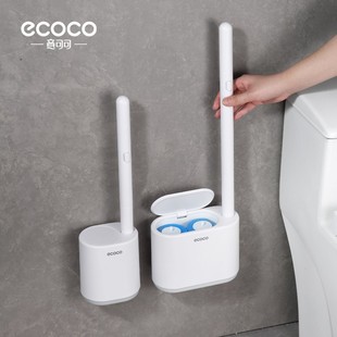 ecoco一次性马桶刷头壁挂厕所清洁刷子替换头卫生间刷厕神器长柄