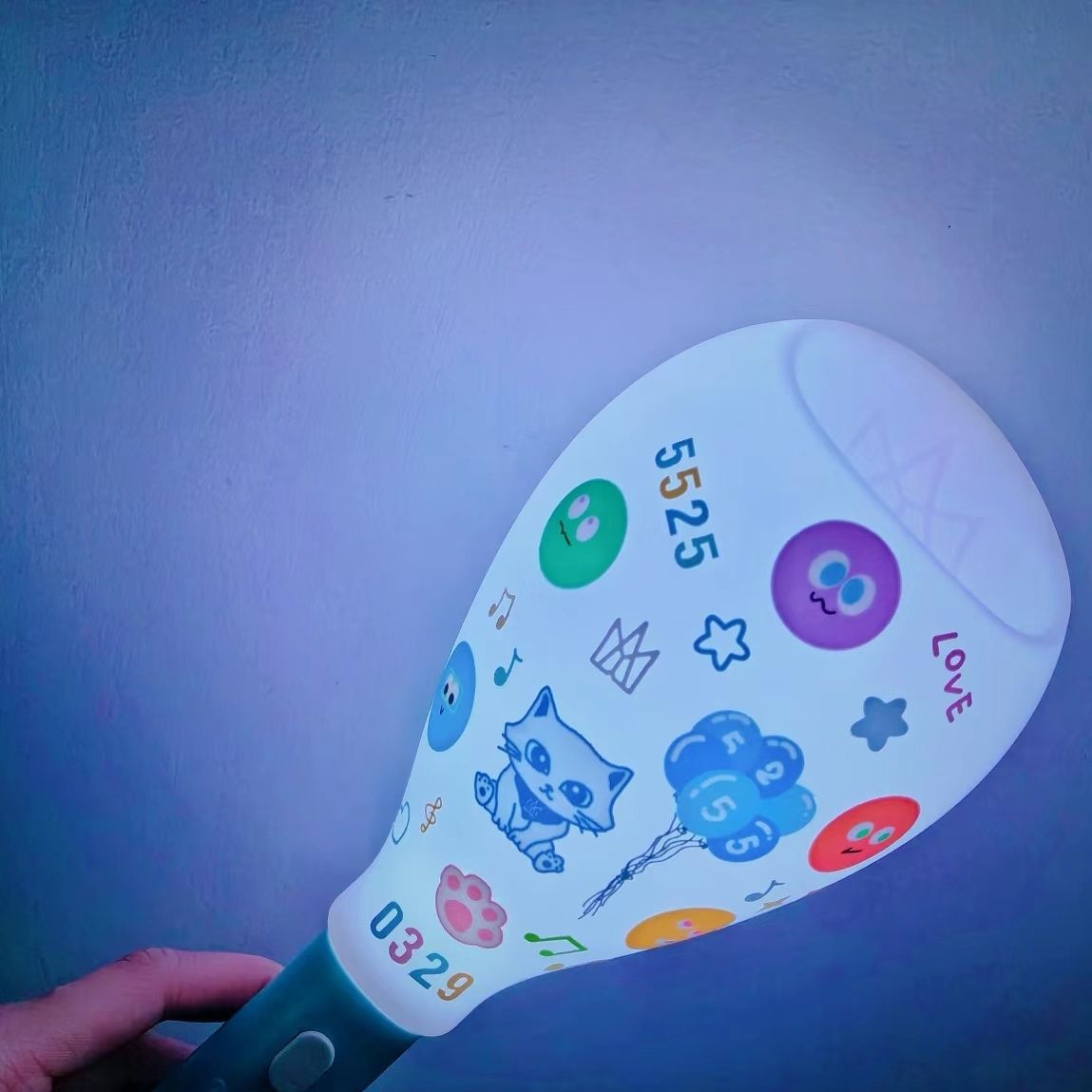 5525五月天演唱会应援彩色周边荧光棒装饰DIY改造鸡腿贴纸物料