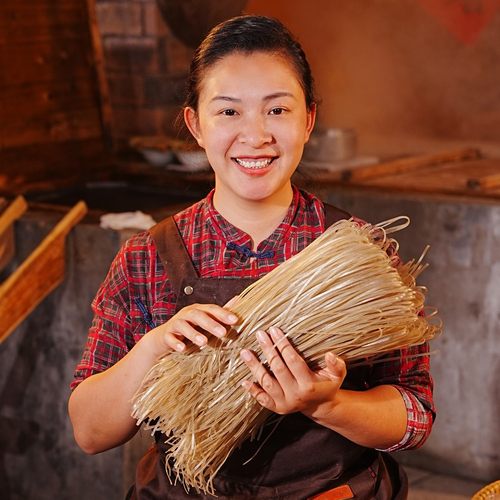 认珍细粉/宽粉农家纯红薯粉条川粉地瓜湖南火锅粉皮酸辣粉