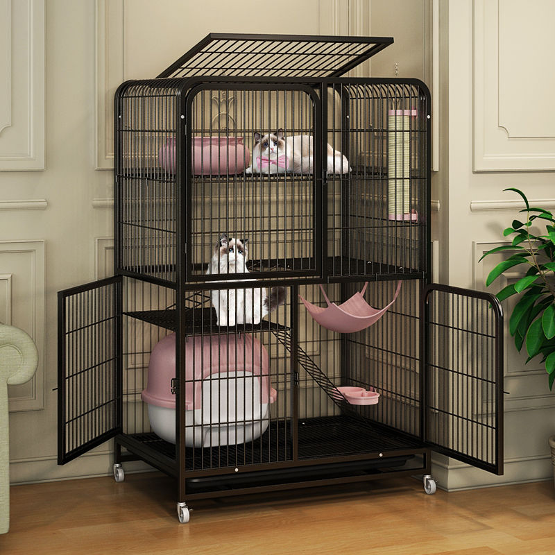 猫笼家用猫别墅超大猫舍猫咪笼子室内带厕所大号宠物特价猫窝房子