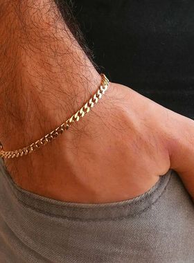 Vnox 3-11mm Chunky Miami Curb Chain Bracelet for Men Stainl