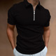 Shirt Zipped Temu Striped Men shirt